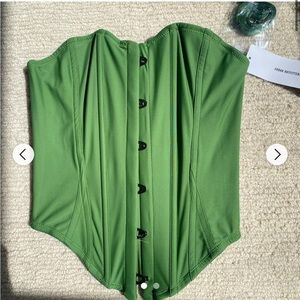 Urban Outfitters Green Corset Top